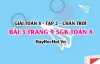 Bài 3 trang 9 Toán 8 Tập 2 Chân trời sáng tạo